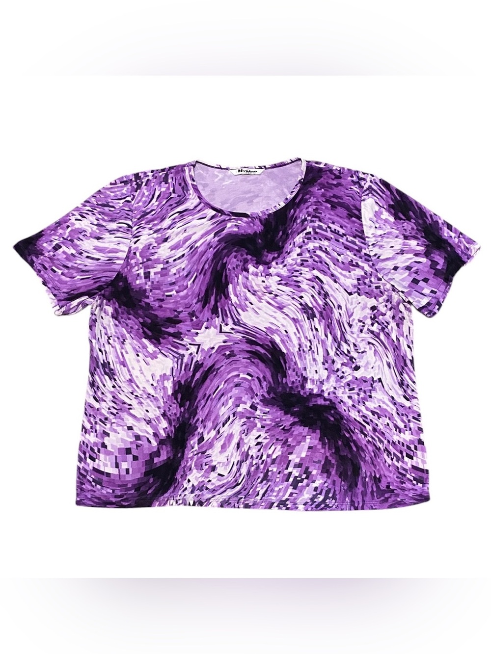 💜NYGARD🖤Collection Purple Swirl Short Sleeve Tee
